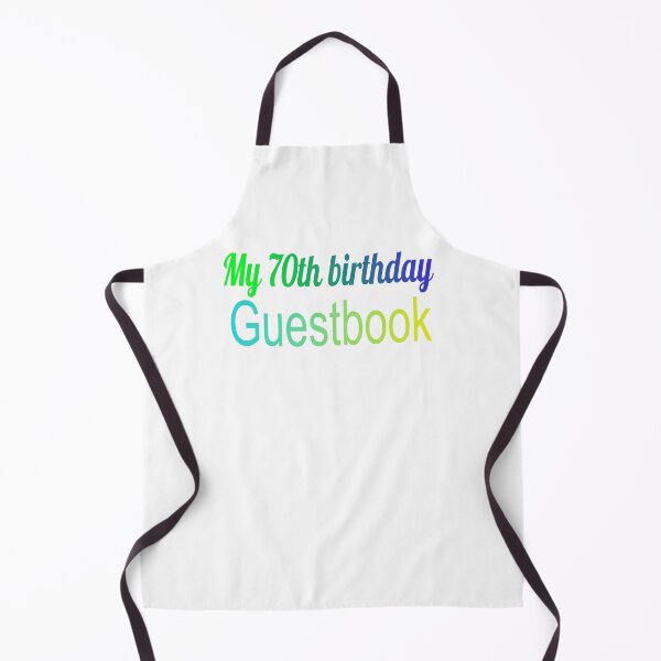 Item preview, Tshirt guest book 70th birthday gift idea party gag tshirt designed and sold by GOOD-TIME.
