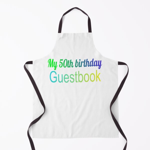 Item preview, Tshirt guest book 50th birthday gift idea party gag tshirt designed and sold by GOOD-TIME.