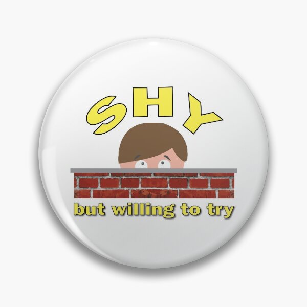 Item preview, Shy But Willing to Try designed and sold by SnarkSharks.