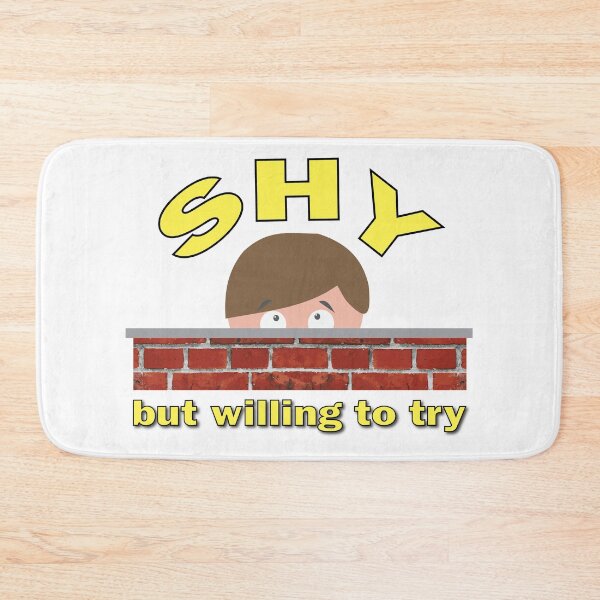 Item preview, Shy But Willing to Try designed and sold by SnarkSharks.