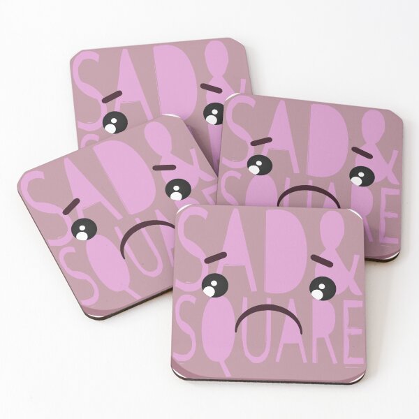Item preview, Sad & Square designed and sold by beardedegg.