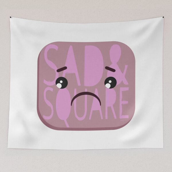Item preview, Sad & Square designed and sold by beardedegg.
