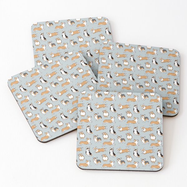 Item preview, Corgis Blue Grey designed and sold by AnaAnaDesign.