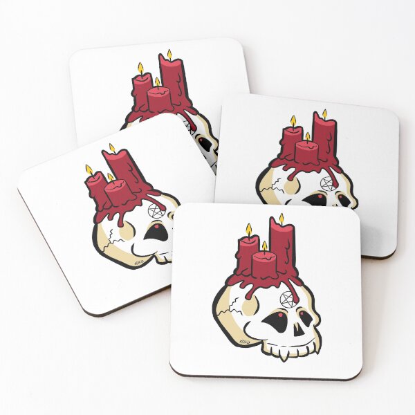 Item preview, Skull and Candles designed and sold by kat-horst.