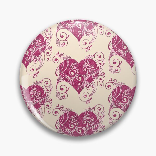 Artikelvorschau, Pink Heart Flourish entworfen und verkauft von MaxnGeorge.