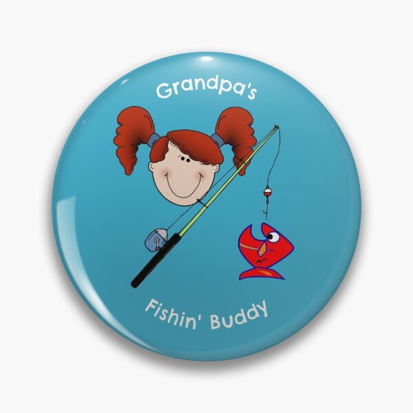 Artikelvorschau, Opas Fishin 'Buddy Red Hair Girl Design entworfen und verkauft von LeftFieldFunny.