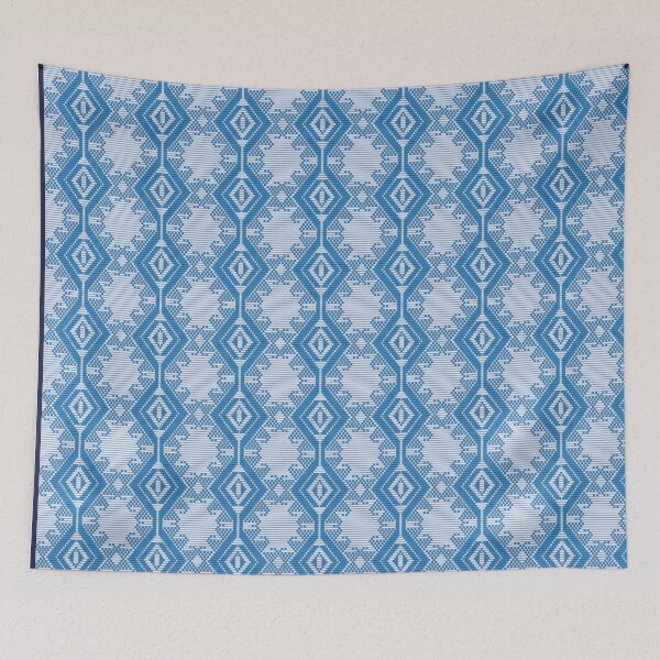 Item preview, Blue Pattern Design Art  designed and sold by RedManzanas.
