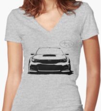 Subaru WRX STi Women's Fitted V-Neck T-Shirt