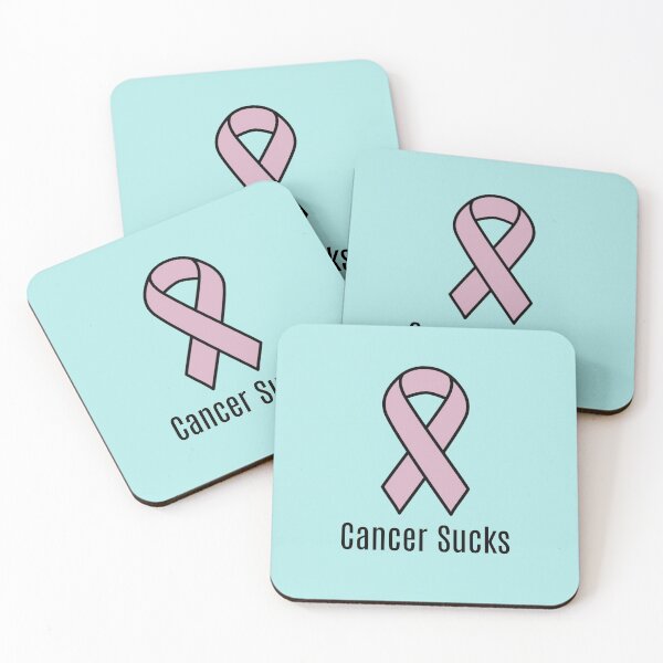 Item preview, Cancer Sucks Lavender Cancer Awareness Ribbon designed and sold by Sugar-Magnolia.