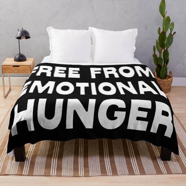 Item preview, FREE FROM  EMOTIONAL  HUNGER - EMOTIONAL SLOGAN designed and sold by Ralek.