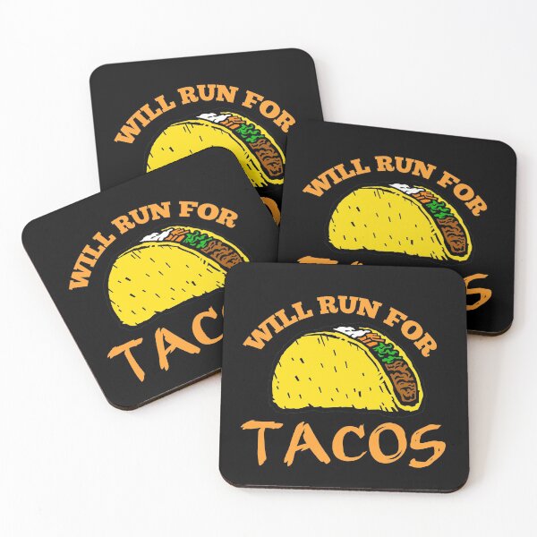 Item preview, Will Run For Tacos Funny  designed and sold by Aiolin.
