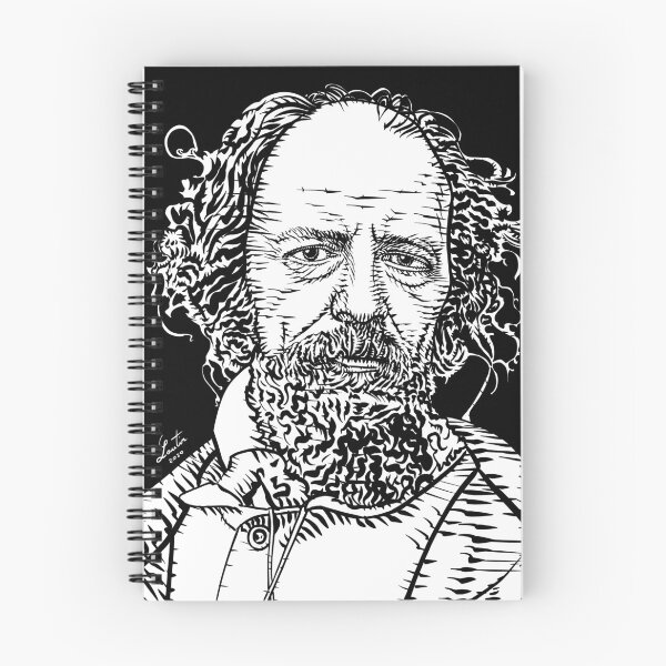 Item preview, ALFRED,LORD TENNYSON ink portrait designed and sold by lautir.