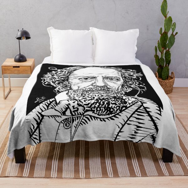 Item preview, ALFRED,LORD TENNYSON ink portrait designed and sold by lautir.