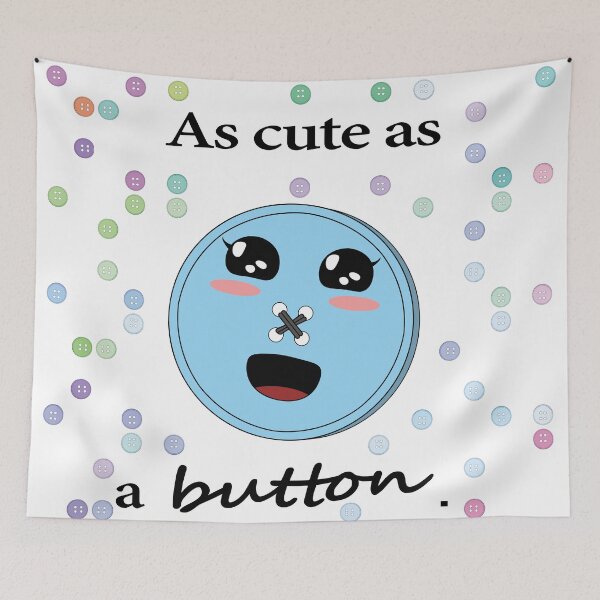 Item preview, As cute as a button color pattern designed and sold by Luxpenta.