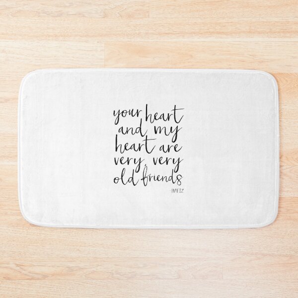 Item preview, HAFIZ QUOTE, Your Heart And My Heart Are Very Very Old Friends, Love Quote, One Year Anniversary Gift, Printable Art, Valentines Gift designed and sold by andriamorin.