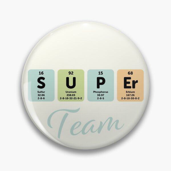 Item preview, Super team, periodic table designed and sold by Eenig.