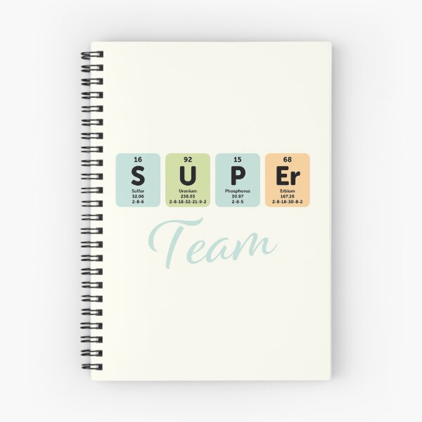 Item preview, Super team, periodic table designed and sold by Eenig.