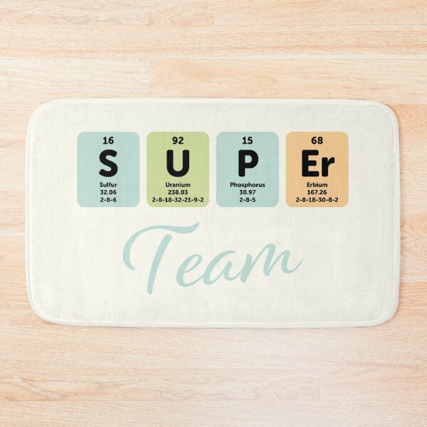 Item preview, Super team, periodic table designed and sold by Eenig.