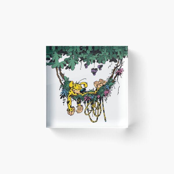 Marsupilami in hammock Acrylic Block
