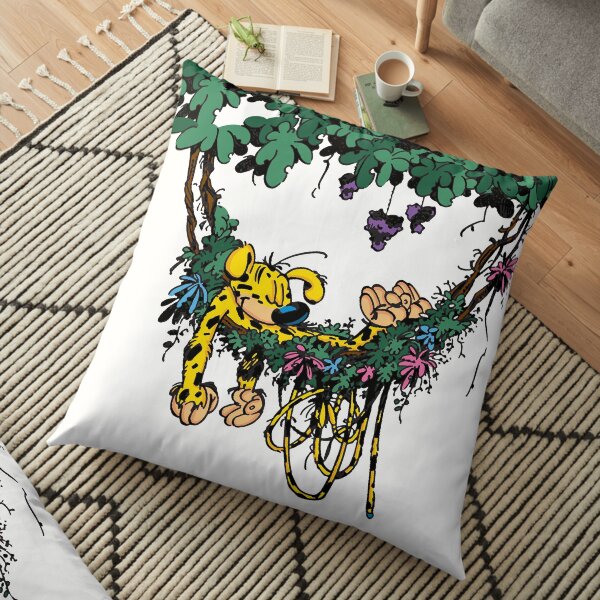 Marsupilami in hammock Floor Pillow