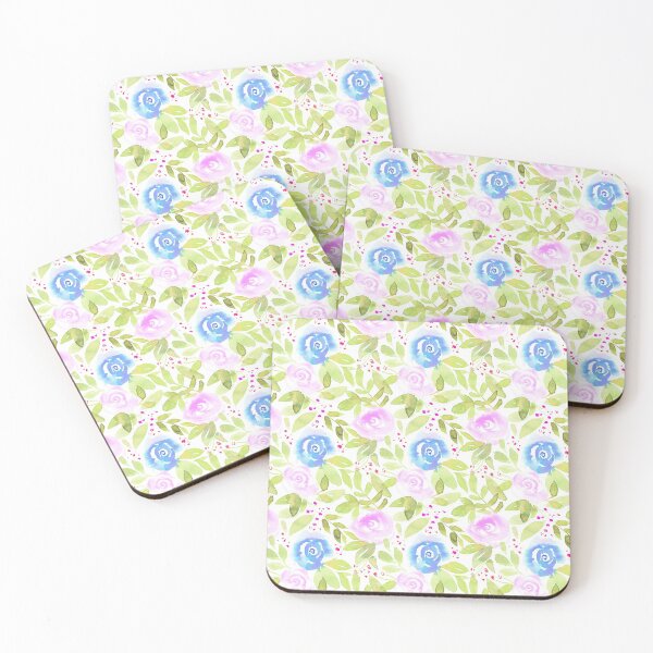 Item preview, Watercolor Rose Garden Pattern designed and sold by arieledesigns.