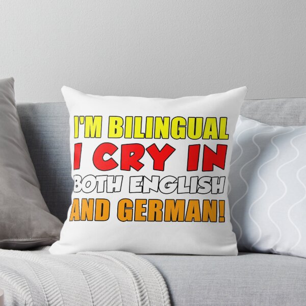 Item preview, I Cry In Both English And German Funny Baby Newborn designed and sold by jaycartoonist.