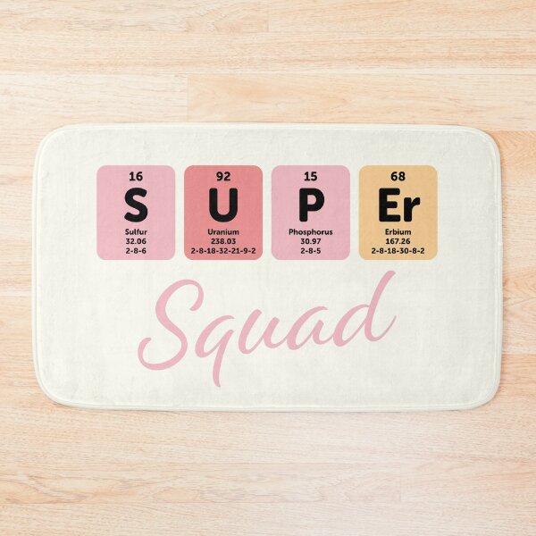 Item preview, Super squad, periodic table designed and sold by Eenig.
