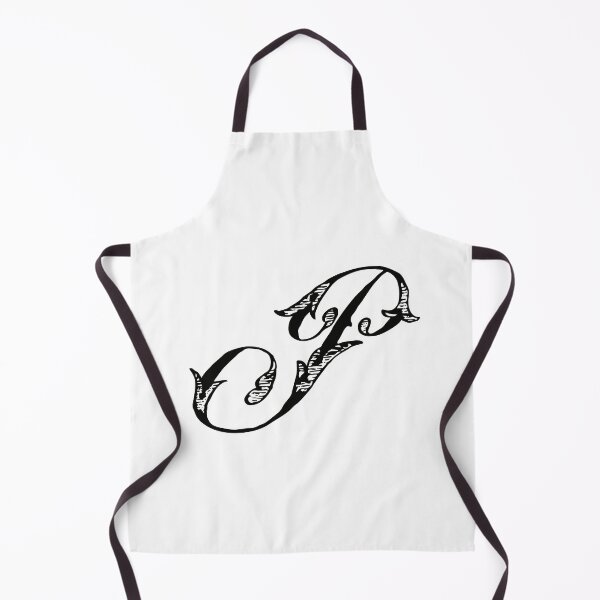 Item preview, Vintage Stylish Black and White Monogram Letter P designed and sold by Vintage-TM.