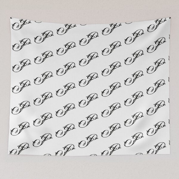 Item preview, Vintage Stylish Black and White Monogram Letter P designed and sold by Vintage-TM.