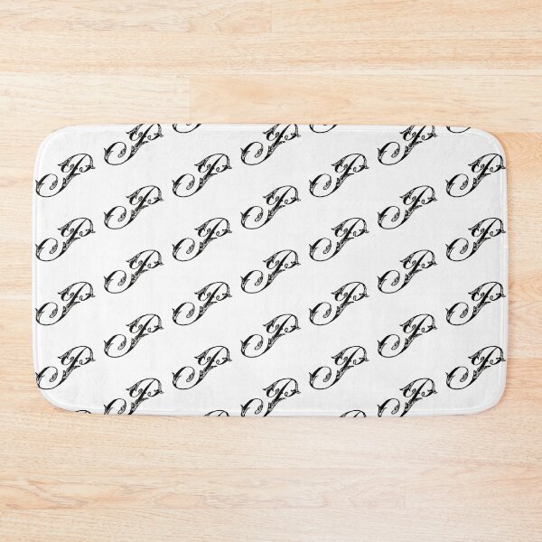 Item preview, Vintage Stylish Black and White Monogram Letter P designed and sold by Vintage-TM.