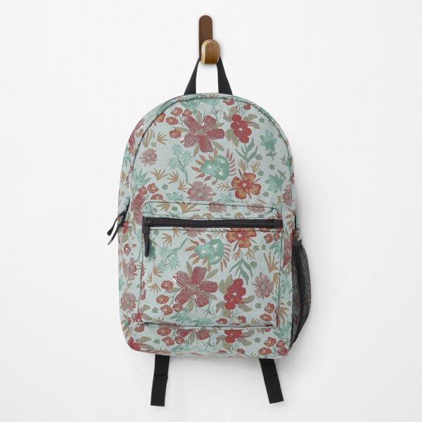 Item preview, Flower Field - red green designed and sold by ElliePDesigns.