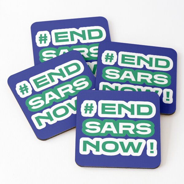Item preview, End SARS Now! Blue design protest shirt. designed and sold by Matthew Gosling.