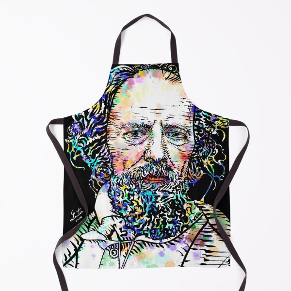 Item preview, ALFRED,LORD TENNYSON watercolor and ink portrait designed and sold by lautir.