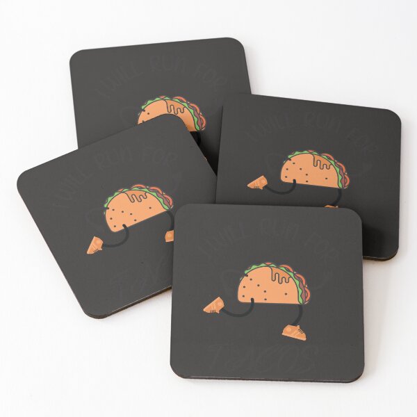 Item preview, Will Run For Tacos designed and sold by bilal233.