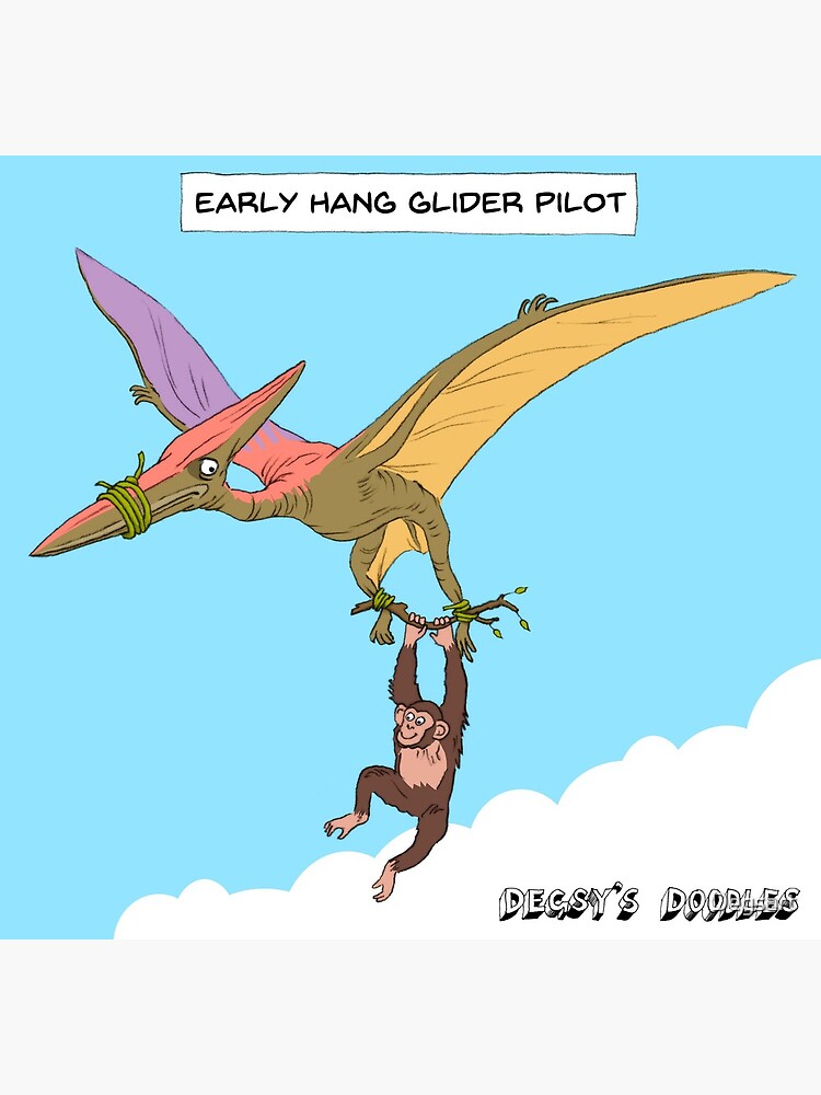 early hang glider pilot