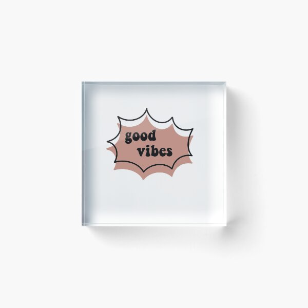 Item preview, Good Vibes (pastel-ish orange) designed and sold by piperdooley.
