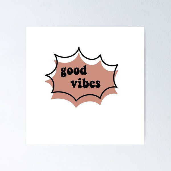 Item preview, Good Vibes (pastel-ish orange) designed and sold by piperdooley.