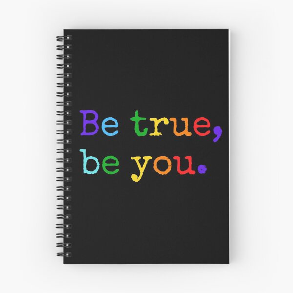 Item preview, Be true, be you. Rainbow colours, text only design. designed and sold by JellyBeenzz.