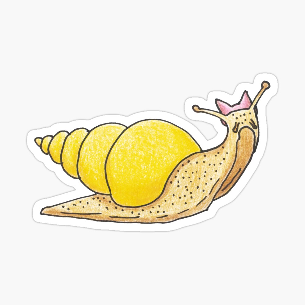 Lemon Snail with Cat Ears
