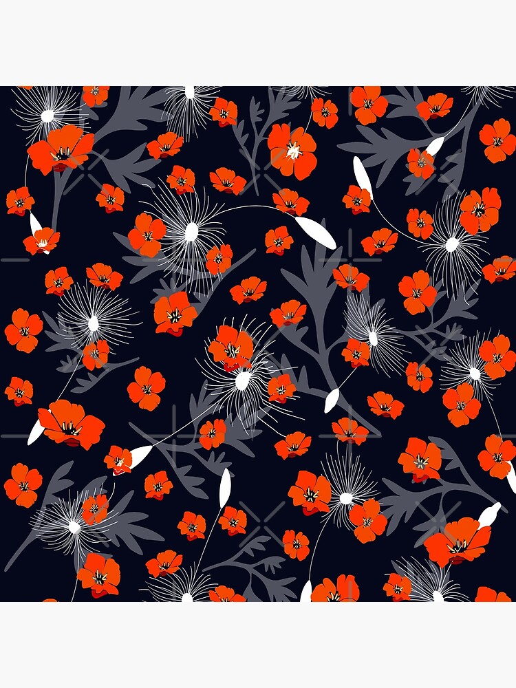Tangerine Dandelion by MyMadMerch
