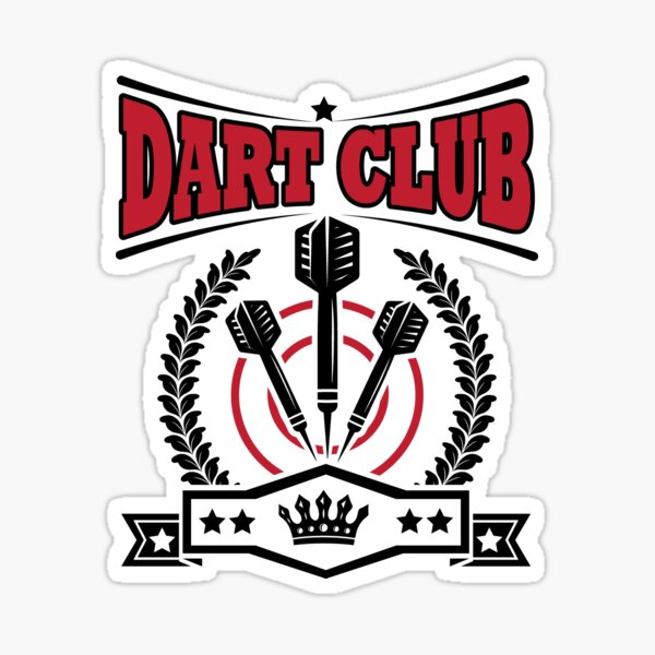 Dart Club Sticker