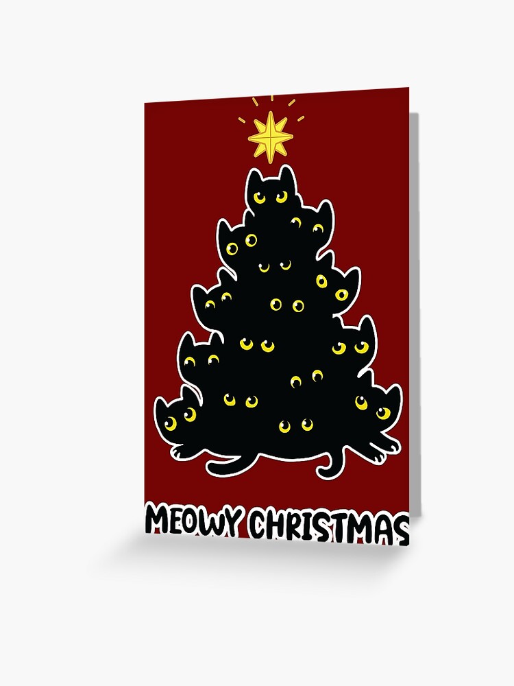 cat lovers christmas tree