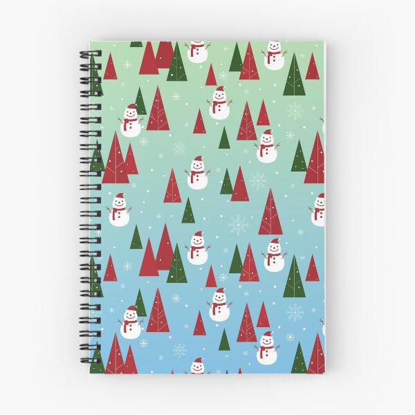 Item preview, Christmas Pattern with Snowflakes, Snowman, Pine Trees designed and sold by JulianoZn97.