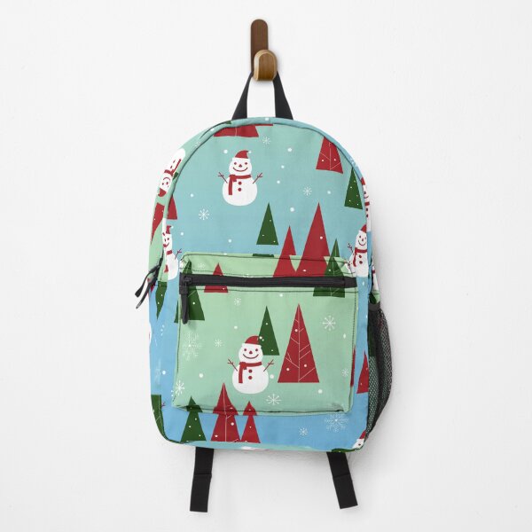 Item preview, Christmas Pattern with Snowflakes, Snowman, Pine Trees designed and sold by JulianoZn97.