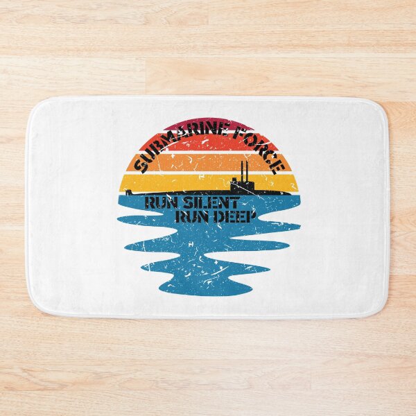 Item preview, Sunset Submarine Force Run Silent Distressed designed and sold by MadMando.