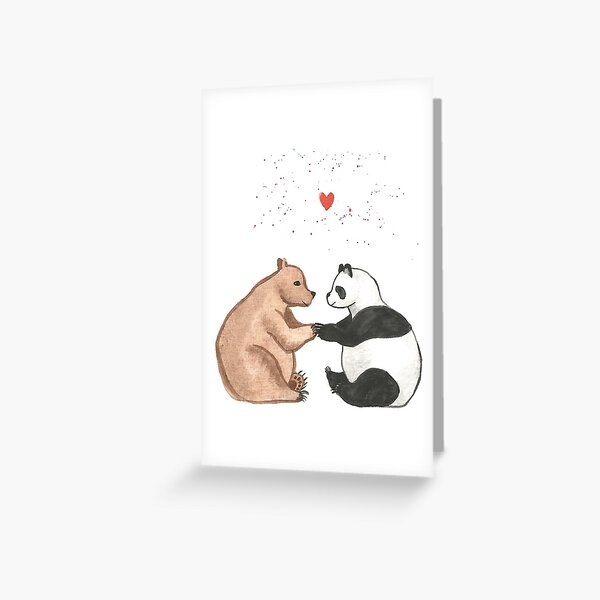 Bear love Greeting Card