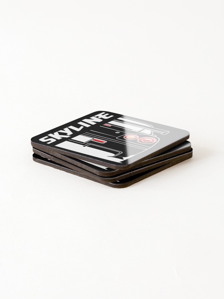 Thumbnail 4 of 5, Coasters (Set of 4), GTR SKYLINE GT-R34 designed and sold by RacingSize.