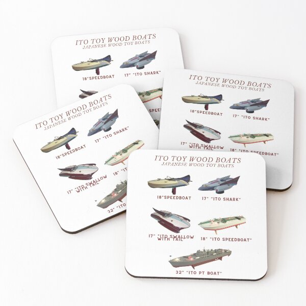 Item preview, ITO TOY WOOD BOATS TEE designed and sold by RBOJCK.
