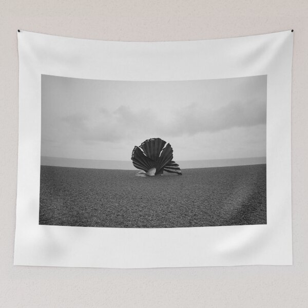 Item preview, Aldeburgh Shell Black and White designed and sold by Bojkiw.
