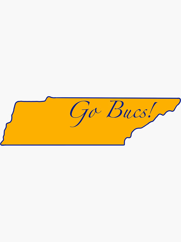 Bucs, ETSU Giant Bucs Logo 3 Decal